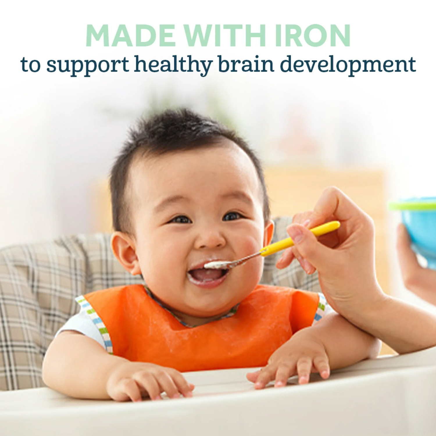 Gerber 2nd Foods Organic for Baby Grain & Grow Oatmeal Baby Cereal, Banana, 8 oz Canister - Image 3